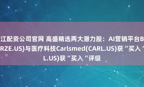 浙江配资公司官网 高盛精选两大潜力股：AI营销平台Braze(BRZE.US)与医疗科技Carlsmed(CARL.US)获“买入“评级