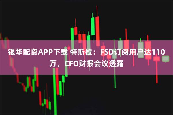 银华配资APP下载 特斯拉：FSD订阅用户达110万，CFO财报会议透露